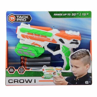 ปืนของเล่น Tack Pro Crow I พร้อมซอฟต์ดาร์ท 6 นัด