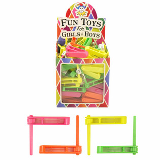 ของเล่นกรุ๊งกริ๊งขนาดเล็กในกล่องโชว์ - คละสีนีออน (108 ชิ้น)