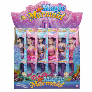 ตุ๊กตานางเงือกวิเศษ Mermaid ในดิสเพลย์ (12 ชิ้น)