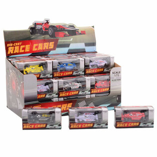รถแข่ง F1 คละสี - มาตราส่วน 1:72 - ในกล่องโชว์ (36 ชิ้น)