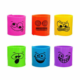 ของเล่นสปริงมินิ Funny Faces &Oslash;3.5 ซม. (6 ชิ้น)