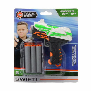 ปืนของเล่น Tack Pro Swift I พร้อมซอฟต์ดาร์ท 6 นัด - 11 ซม.