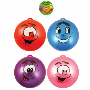 ลูกบอล Smiley Face &Oslash; 23 ซม. พร้อมติดตะขอ (12 รายการ)