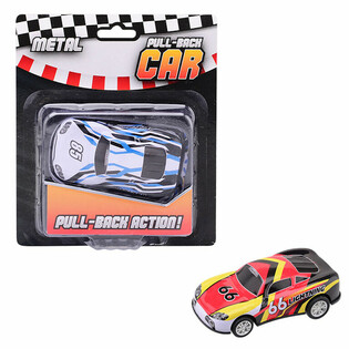 รถสปอร์ตคันใหญ่แบบดึงถอยหลัง (Pull Back) บนแผง