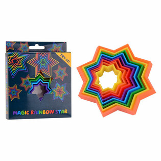 ของเล่นแก้เครียด MAGIC STAR 3D FIDGET GAME - 3D MAGIC SHAPE - MAGIC FIDGET 3D - บรรจุกล่อง (24 ชิ้น)