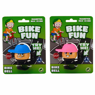BIKE FUN กระดิ่งรถจักรยานเด็ก บนการ์ด (24 ชิ้น)