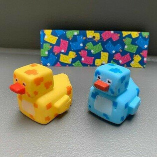 เป็ดน้อยธีมเกมมิ่ง - เป็ดอาบน้ำ 6x5 ซม. (4 ชิ้น)