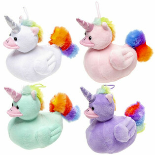 ตุ๊กตาผ้า Uniduckz ยูนิคอร์นเป็ด - คละสี - 12x24x17 ซม. (8 ชิ้น)