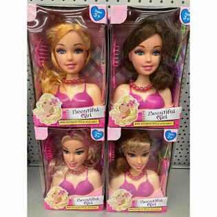 หัวหุ่นฝึกทำผม BEAUTIFUL GIRL S (2 ชิ้น)