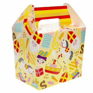 กล่องอาหารเมนู SINTERKLAAS / กล่องของขวัญ 14x10x17 ซม. (12 ชิ้น)