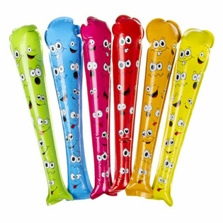 ไม้กระบองเป่าลมเองลายยิ้ม (Smiley) ในดิสเพลย์ (48 ชิ้น)