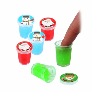 คริสต์มาส - กระปุกสไลม์ขนาดเล็ก (6 ชิ้น)