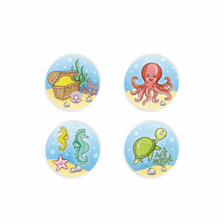 ลูกบอลเด้งดึ๋ง ลายสัตว์ทะเล MIX SEA LIFE &Oslash;3.3 ซม. (100 ชิ้น)