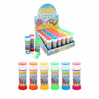 ของเล่นเป่าฟองสบู่ ลายสัตว์ทะเล &ndash; Sea Life - 50ml บรรจุกล่องโชว์ (36 ชิ้น)