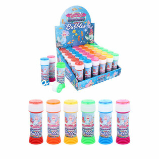 เป่าฟองสบู่ นางเงือก 50ml พร้อมเกมฝึกสมาธิ (ดิ스เพลย์ 36 ชิ้น)
