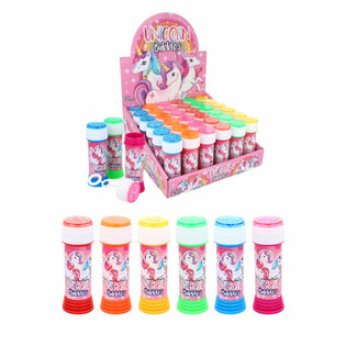 น้ำยาเป่าฟองสบู่ - ยูนิคอร์น - 50ML ในกล่องโชว์ (36 ชิ้น)