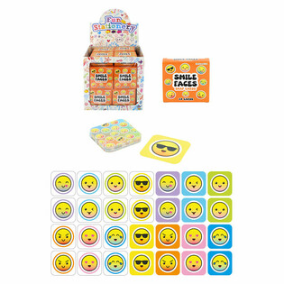 เกมจับคู่ภาพความจำขนาดเล็ก - รุ่นสไมลีย์ - ในกล่องโชว์ (64 ชิ้น)