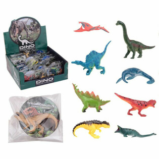 ANIMAL WORLD - ฟิกเกอร์ไดโนเสาร์ในกล่องโชว์ (36 ชิ้น)