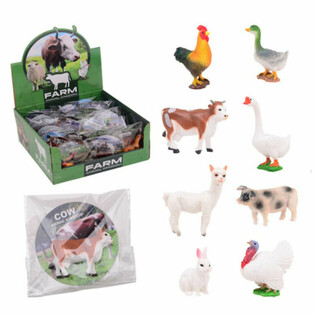 ANIMAL WORLD - ชุดสัตว์ฟาร์มในดิสเพลย์ (36 ชิ้น)