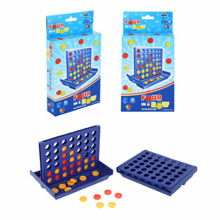 เกม 4 แถวเรียง - ขนาด 13x9.5 ซม. ในกล่องของขวัญ (6 ชิ้น)