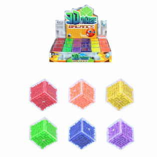เกมส์เขาวงกตลูกเต๋า ของเล่นฝึกสมาธิ ในกล่องโชว์ (24 ชิ้น)