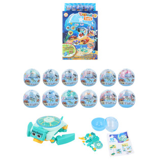 บล็อกตัวต่อ SEA LIFE ในแคปซูลและกล่องโชว์ (12 ชิ้น)