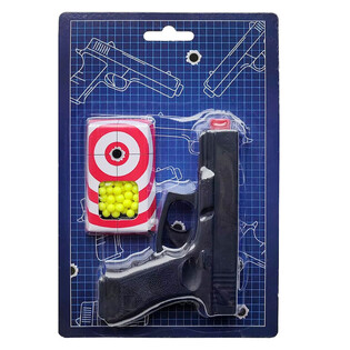 ปืนอัดลม BB GUN 13 ซม. บนการ์ด [ ต่ำกว่า 0.08J ] (6 กระบอก)