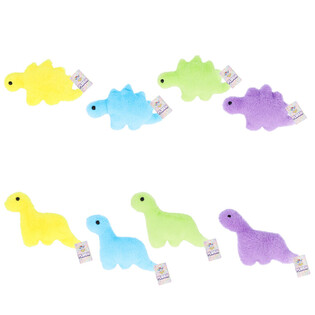 ตุ๊กตาไดโนเสาร์ผ้าขน - ยาว 30 ซม. - คละแบบ (12 ชิ้น)