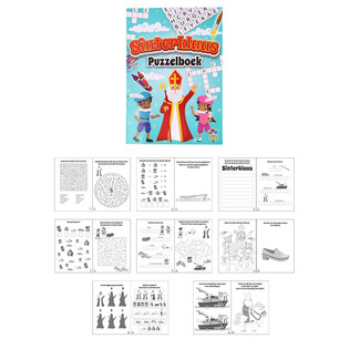 สมุดเกมปริศนาซินเตอร์คลาส Sinterklaas (ชุด 48 เล่ม)