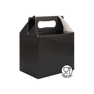 กล่องของขวัญ/กล่องใส่ขนม สีดำ 14x9.5x12 ซม. (12 ชิ้น)