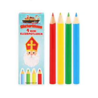 ดินสอสี Sinterklaas เซ็ต 4 ชิ้น ในกล่องโชว์ (120 ชุด)