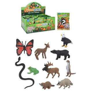 ถุงสุ่มสัตว์ป่า (Blind Bag) พร้อมกล่องโชว์ (60 ชิ้น)