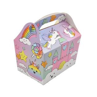 กล่องอาหารเด็ก ลายยูนิคอร์น - ขนาด 18.5x12x19 ซม. - Kidsbox (24 ชิ้น)