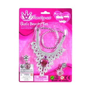 เซตเครื่องประดับวิบวับ Bling Bling บนแผงการ์ด (12 ชิ้น)