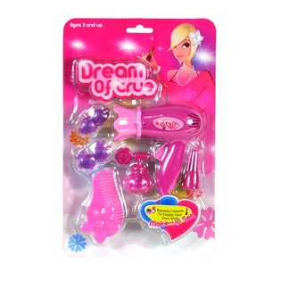 DREAM GIRL HAIR FASHION ชุดของเล่นทำผม (6 ชิ้น)