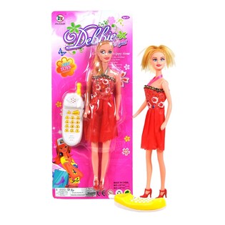 ตุ๊กตา DEBBY พร้อมโทรศัพท์บนการ์ด (6 ชิ้น)