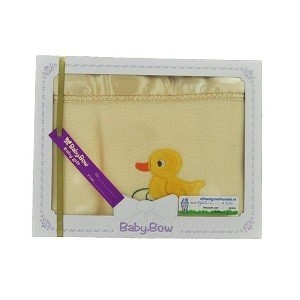 ผ้าห่มฟลีซเด็ก Baby Bow - สีเหลือง