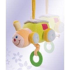 กล่องดนตรีตุ๊กตาผ้าทารก ทรงรถไฟ Baby Bow