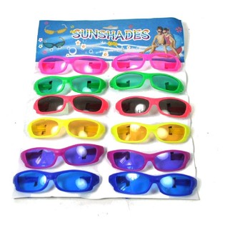 แว่นตากันแดดเด็กบนการ์ด - รุ่น 2 (12 ชิ้น)